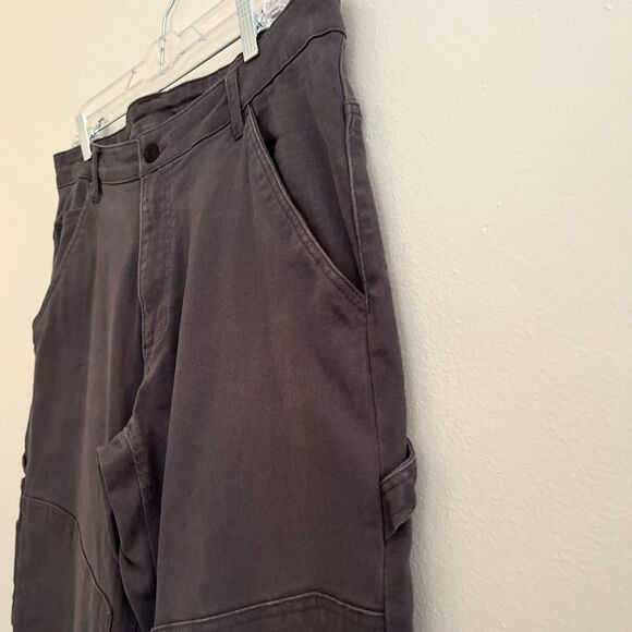 CATERPILLAR CAT Double Reinforced Knee Cargo Canvas Denim Work Pant, Gray- 36x32 - Picture 5 of 12